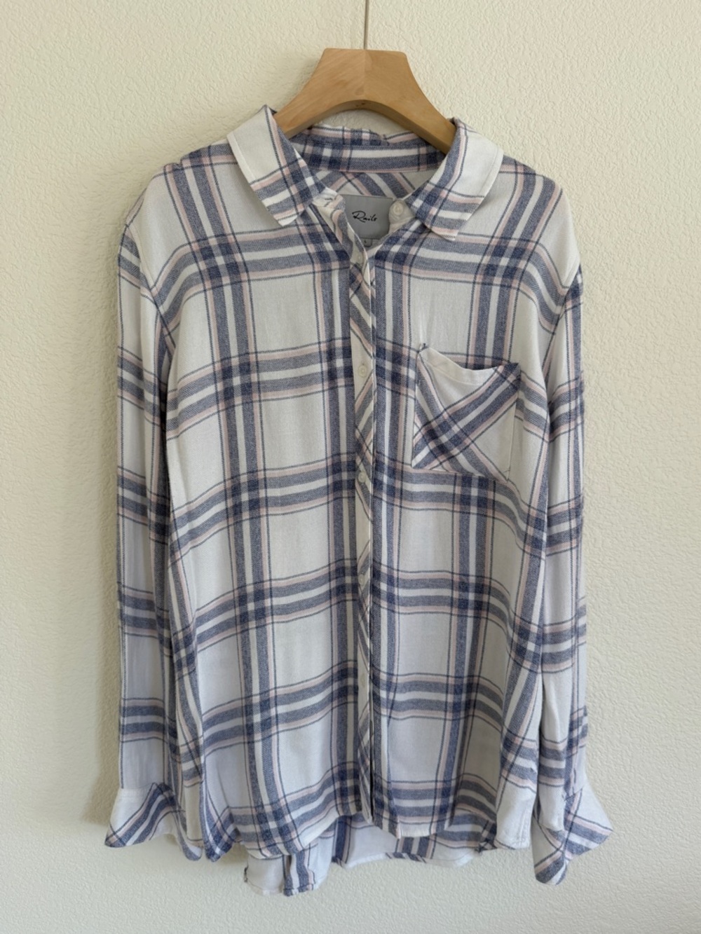 RAILS Hunter Top | White Blush Patriot | Size L